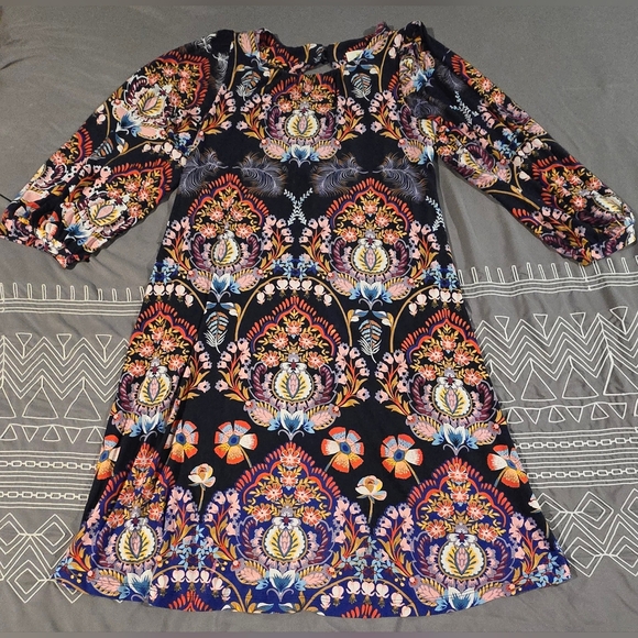 Maeve Dresses & Skirts - Maeve Sawyer Balloon Sleeve Midi Floral Dress Size XS